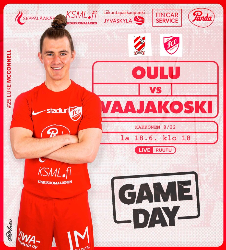 Nähdäänkö Oulussa jälleen FC Vaajakosken juhlat?